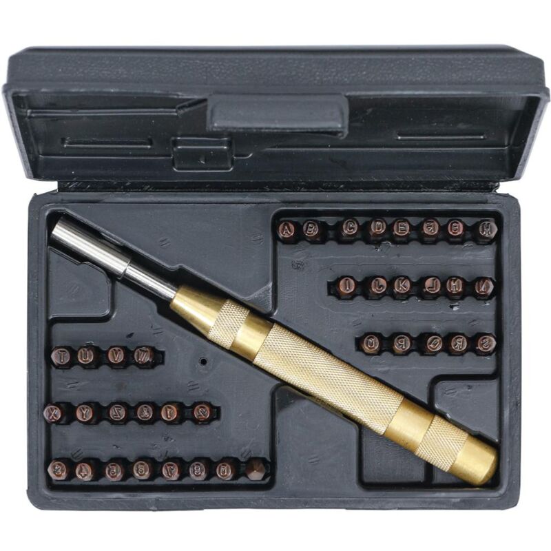 foto del prodotto bgs do it yourself portatile automatico per lettere e cifre a disegno da 4 mm