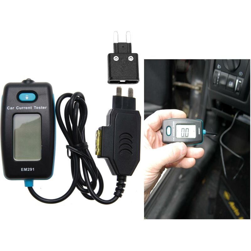 foto del prodotto bgs technic amperometro digitale per contatti fusibili