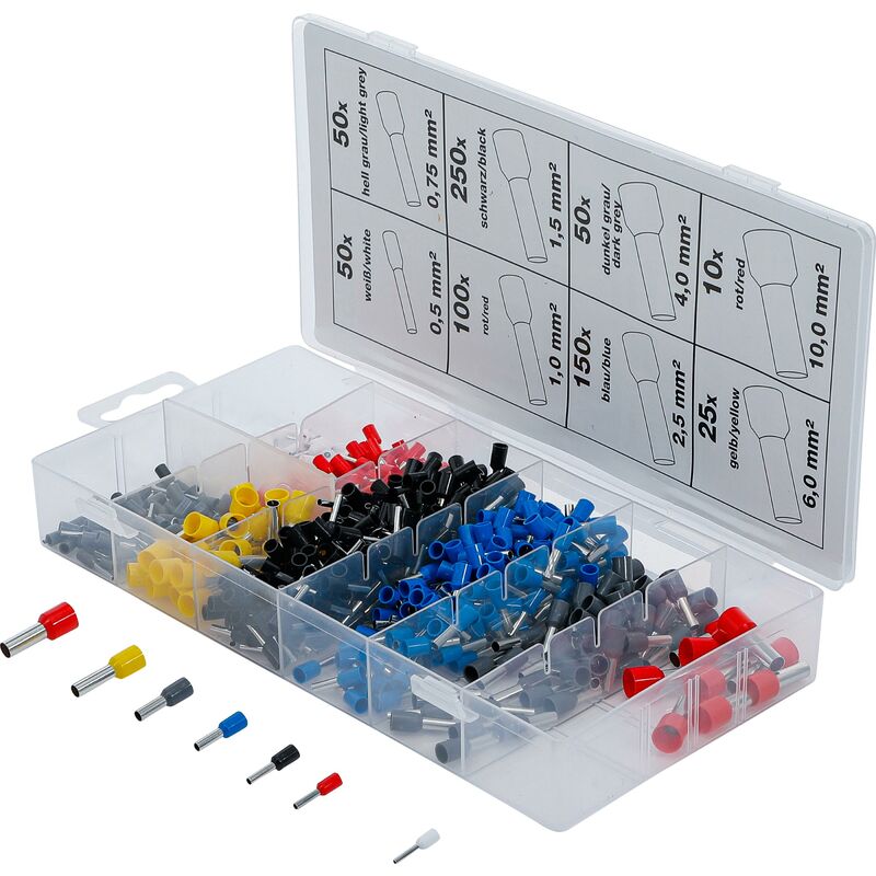 foto del prodotto bgs technic assortimento capicorda isolati 685 pz.