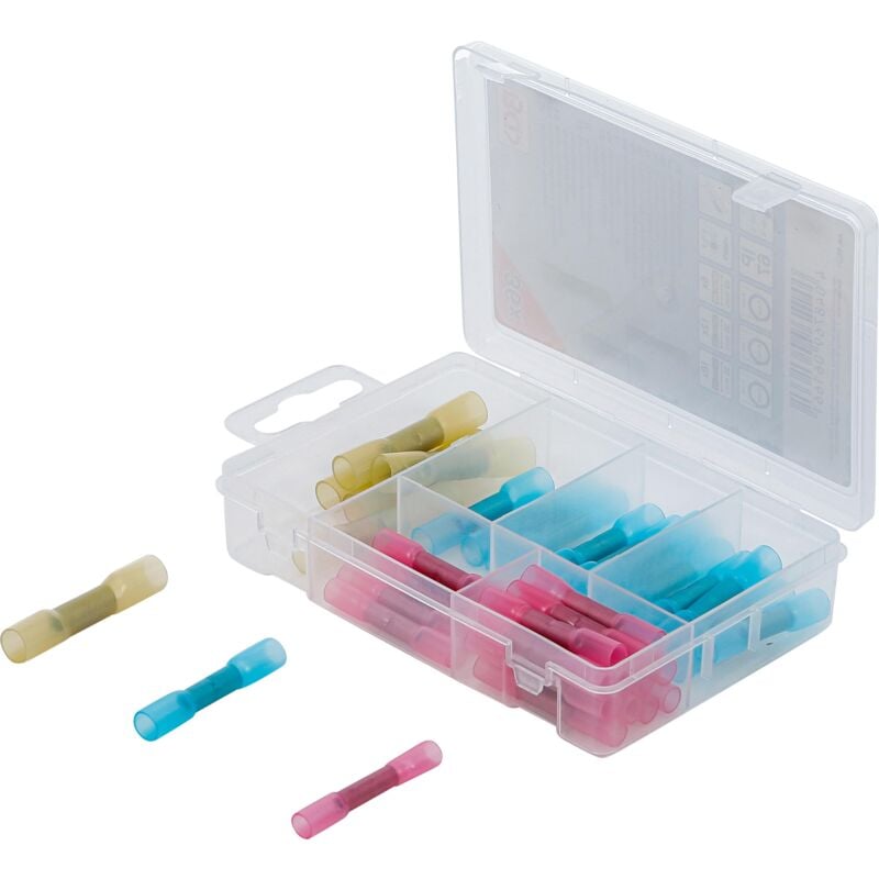 foto del prodotto bgs technic assortimento connettori per saldatura termorestringenti 36 pz.
