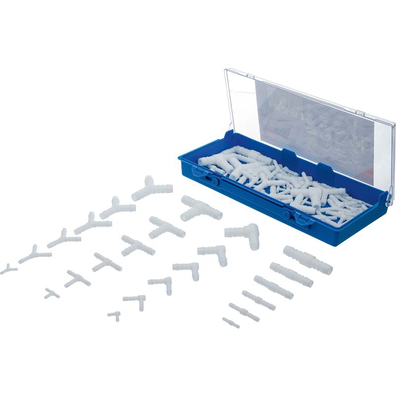 foto del prodotto bgs technic assortimento connettori per tubi per linee alimentazione 100 pz.