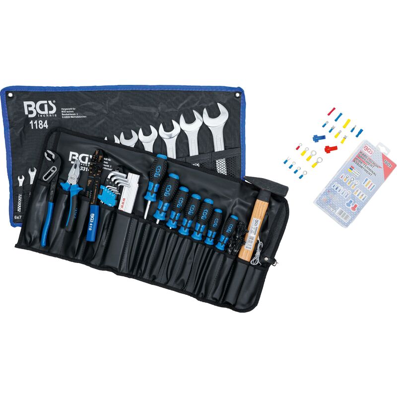 foto del prodotto bgs technic assortimento utensili in borsa arrotolabile 270 pz.