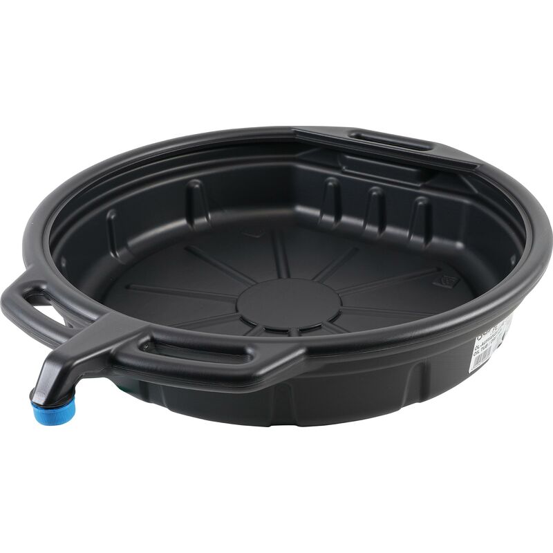 foto del prodotto bgs technic bacinella di raccolta olio con beccuccio 15 l