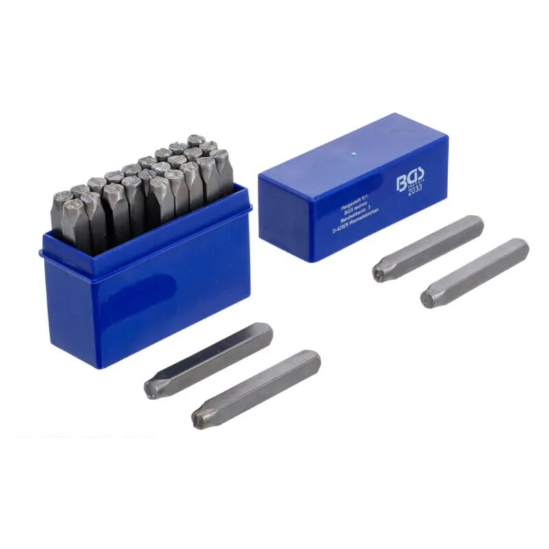 foto del prodotto bgs technic bgs 2034 set di punzoni per lettere bgs 2034 da 8 mm