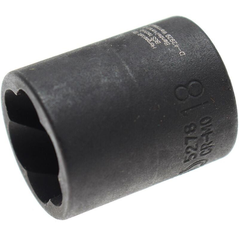 foto del prodotto bgs technic bussola esagonale cacciavite con profilo elicoidale 10 mm 3 8 18 mm