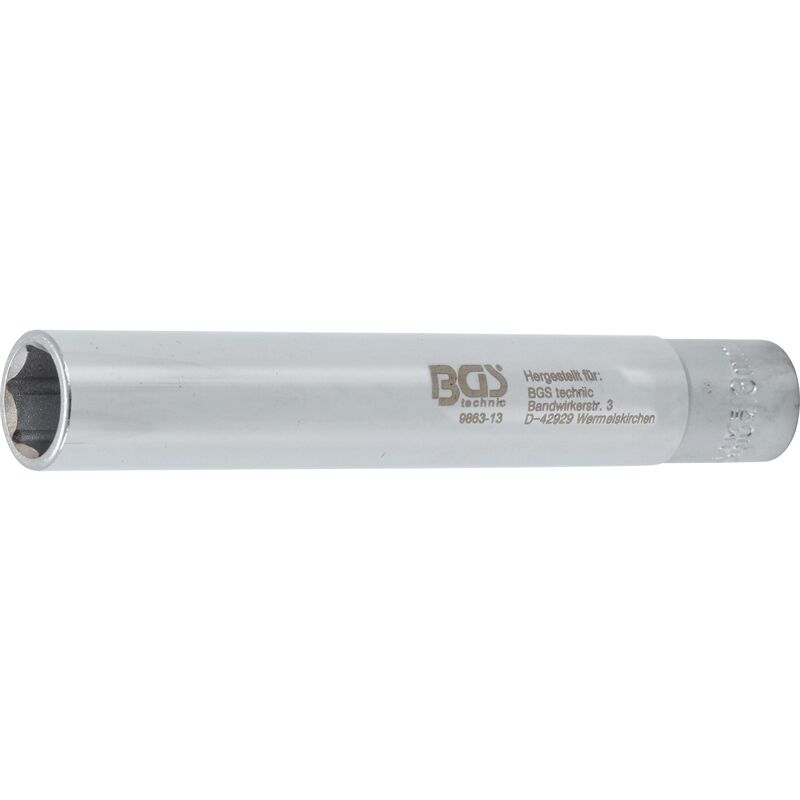 foto del prodotto bgs technic bussola, esagonali, esagono, extra profondo attacco quadro incassato 10 mm 3 8 13 mm