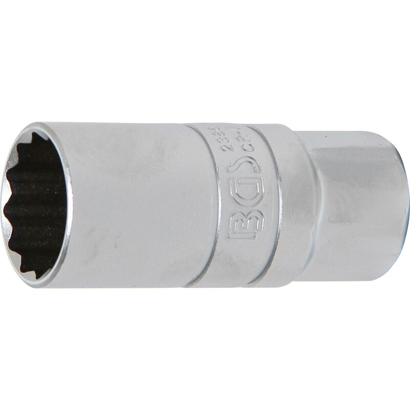 foto del prodotto bgs technic bussola per candele con gommino, poligonale 12,5 mm 1 2 21 mm