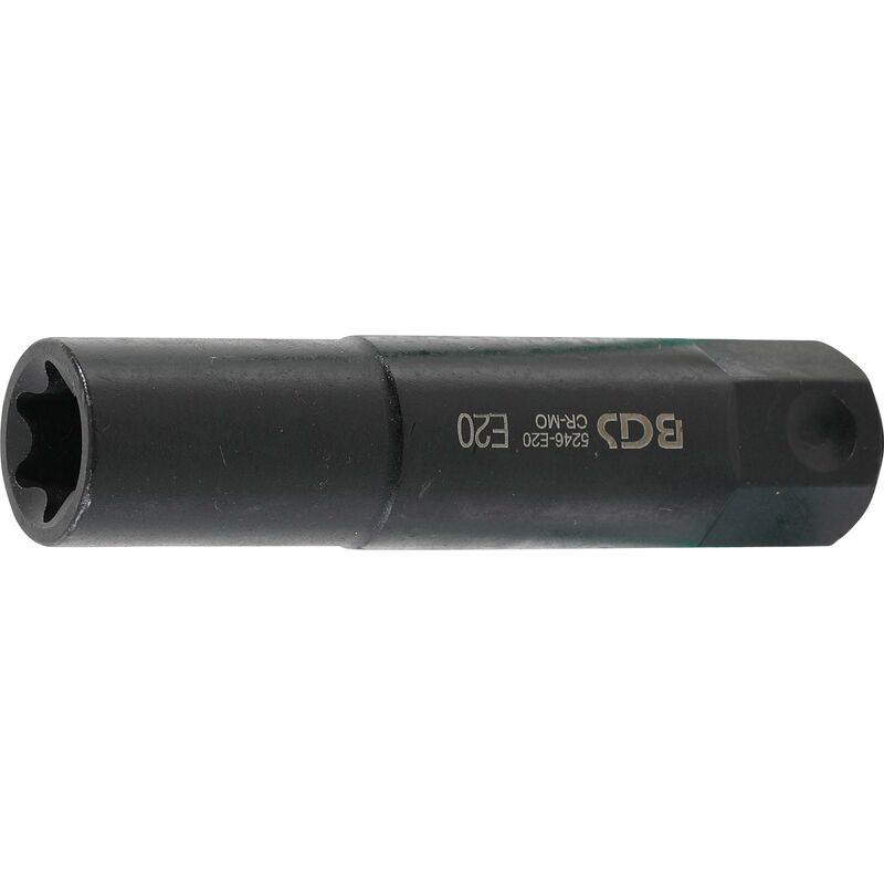 foto del prodotto bgs technic bussola profilo e, extra lungo attacco esagonale esterno da 22 mm e20