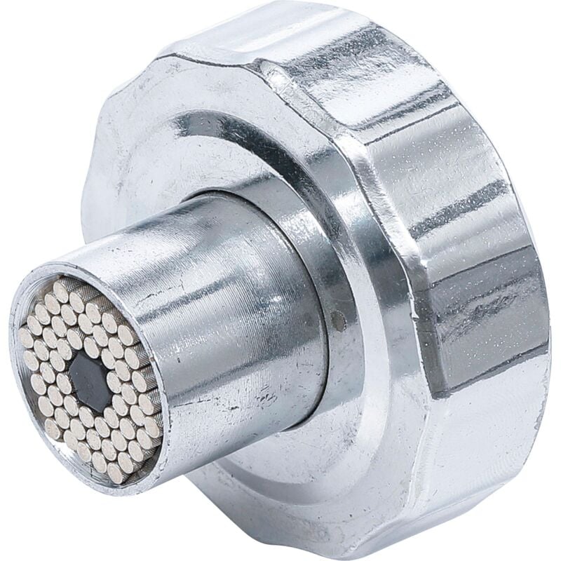 foto del prodotto bgs technic - bussola universale con impugnatura manuale a cricchetto, reversibile 7 - 19 mm