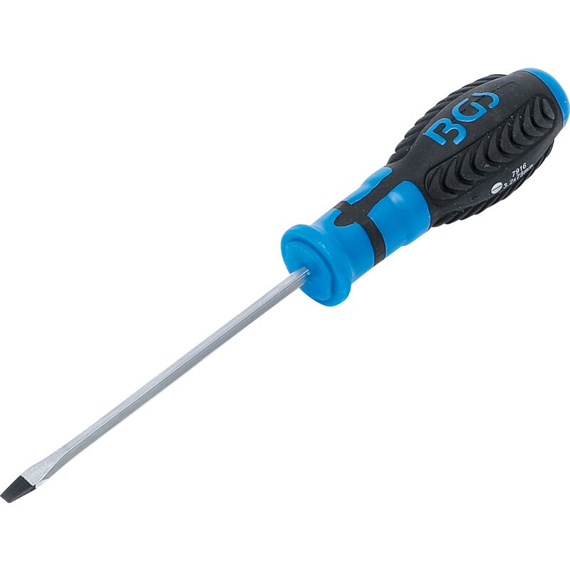 foto del prodotto bgs technic cacciavite con attacco esagono esterno fessura 3,2 mm lunghezza lama 75 mm