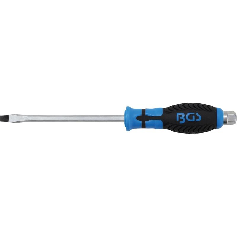 foto del prodotto bgs technic cacciavite con attacco esagono esterno fessura 8 mm lunghezza lama 150 mm