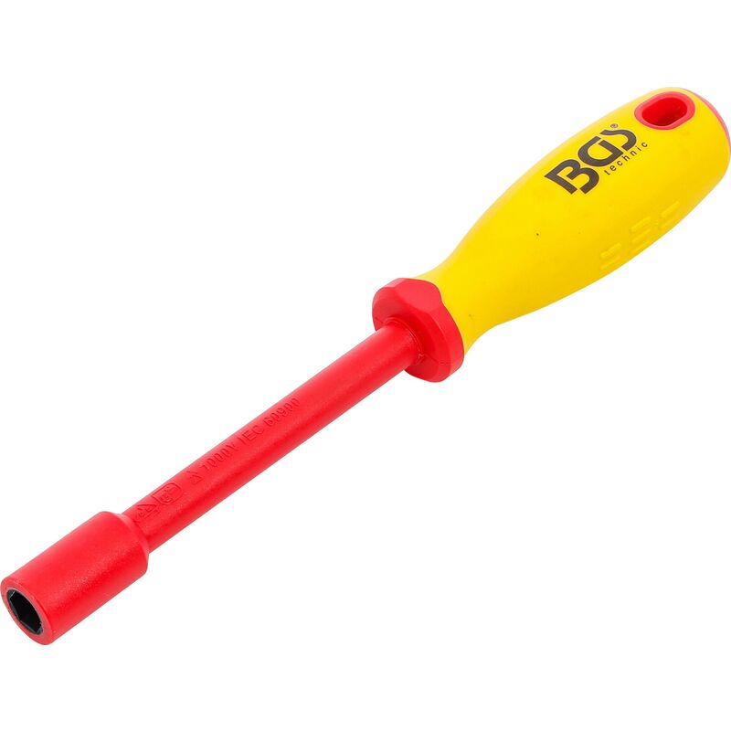 foto del prodotto bgs technic cacciavite e chiave a bussola per elettricisti esagonale 10 mm lunghezza della lama 125 mm