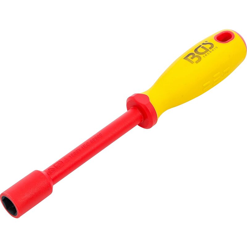 foto del prodotto bgs technic cacciavite e chiave a bussola per elettricisti esagonale 13 mm lunghezza della lama 125 mm