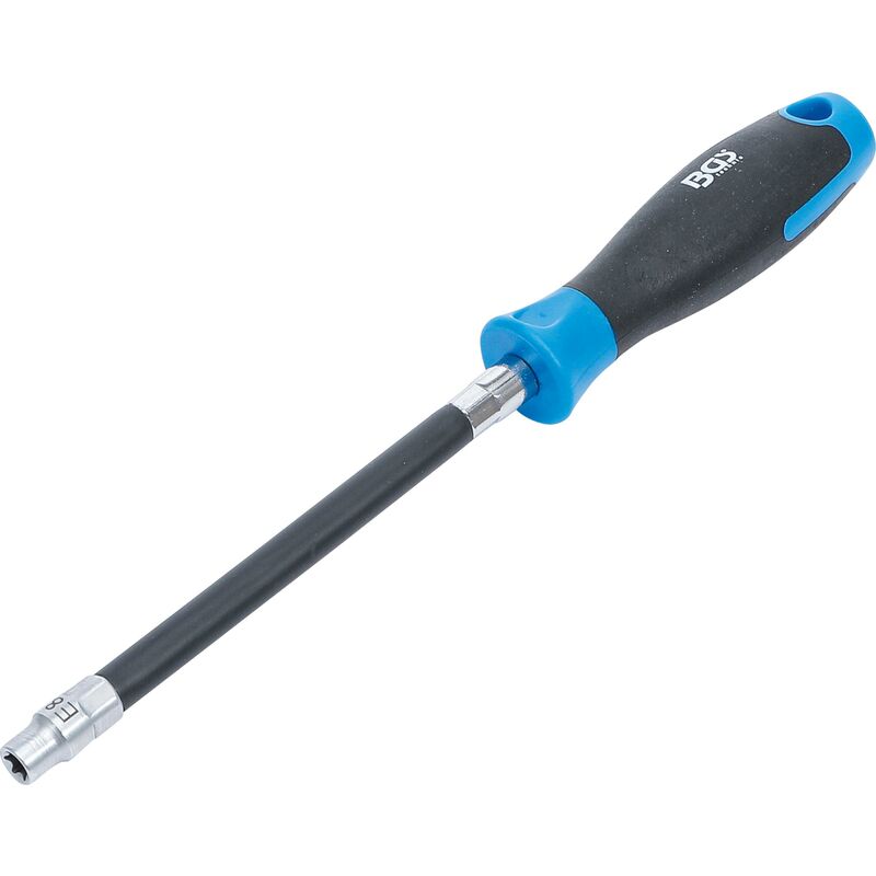 foto del prodotto bgs technic cacciavite flessibile con impugnatura girevole profilo a e e8 lunghezza lama 150 mm