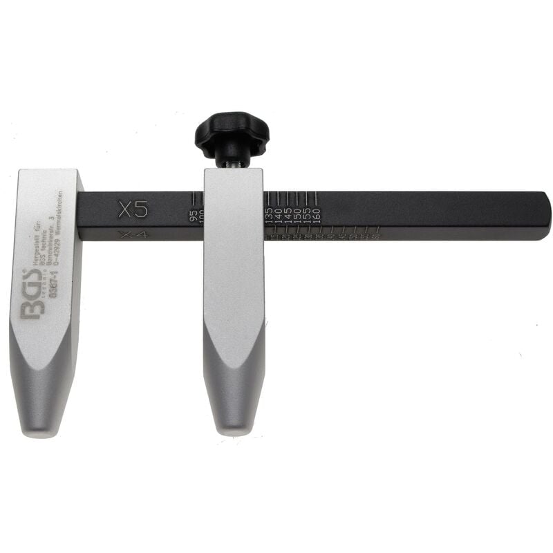 foto del prodotto bgs technic calibro per il foro del cerchio, versione in alluminio
