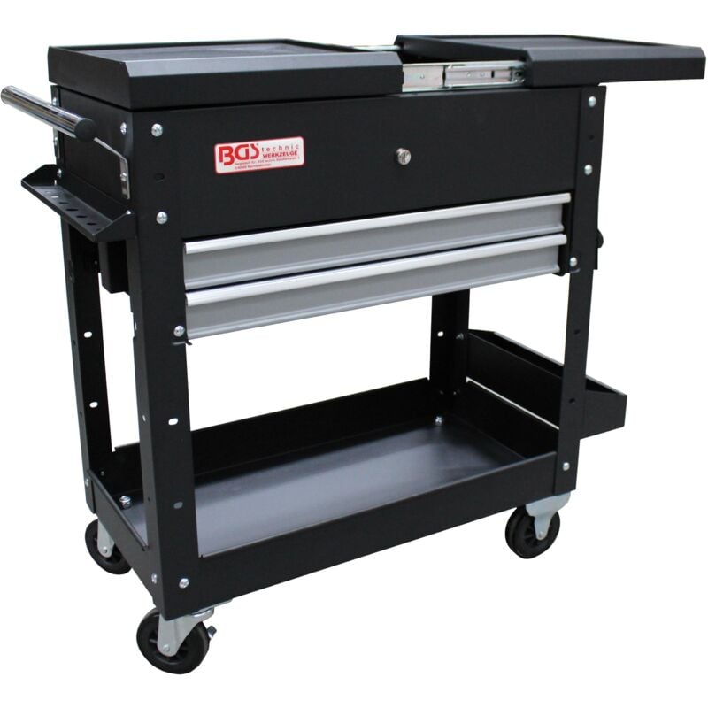 foto del prodotto bgs technic carrello portautensili 2 cassetti apertura superiore vuoto