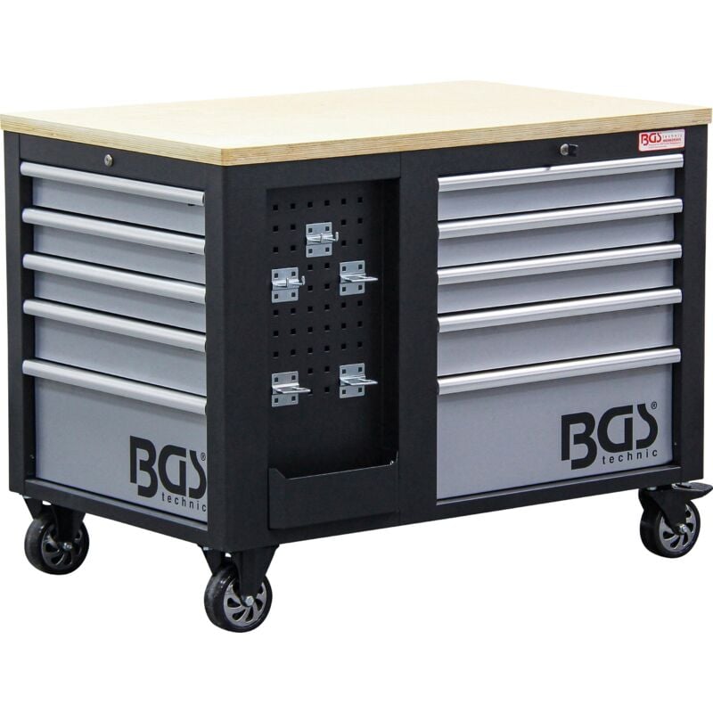 foto del prodotto bgs technic carrello portautensili 2 x 5 cassetti 1 armadio vuoto