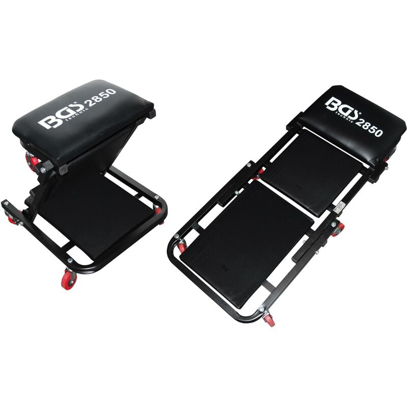 foto del prodotto bgs technic carrello sottovettura sgabello