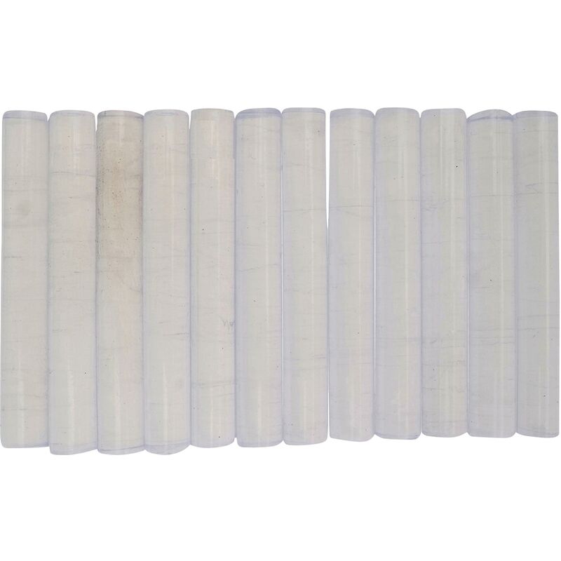 foto del prodotto bgs technic cartucce per colla a caldo trasparente 7,5 mm, 50 mm 12 pz.