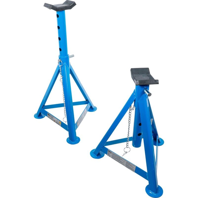 foto del prodotto bgs technic cavalletti carico 3000 kg coppia corsa 335 500 mm 1 coppia