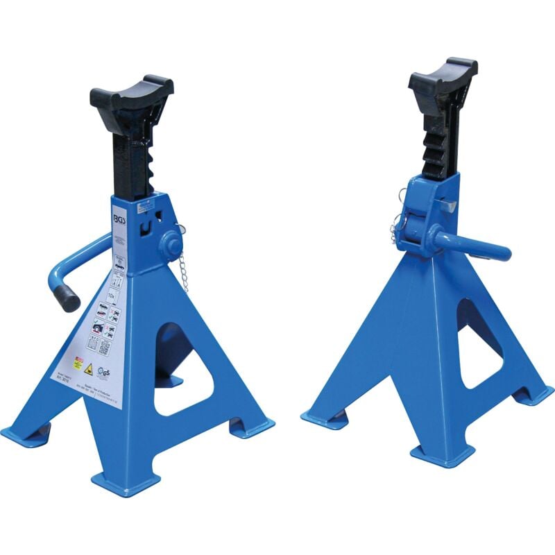foto del prodotto bgs technic cavalletti carico 6000 kg coppia corsa 382 600 mm 1 coppia
