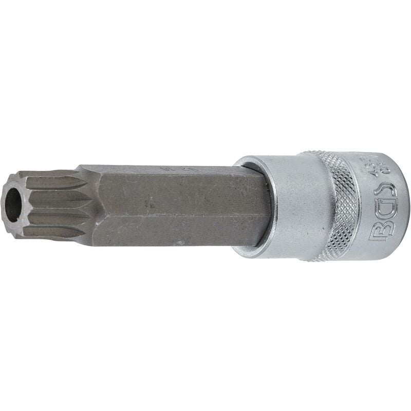 foto del prodotto bgs technic chiave a bussola lunghezza 100 mm 12,5 mm 1 2 poligonale interno per xzn con alesatura m16