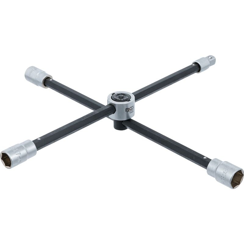 foto del prodotto bgs technic chiave a croce per dadi ruote con snodo per autovetture quadrato 17 x 19 x 21 x 12,5 mm 1 2 