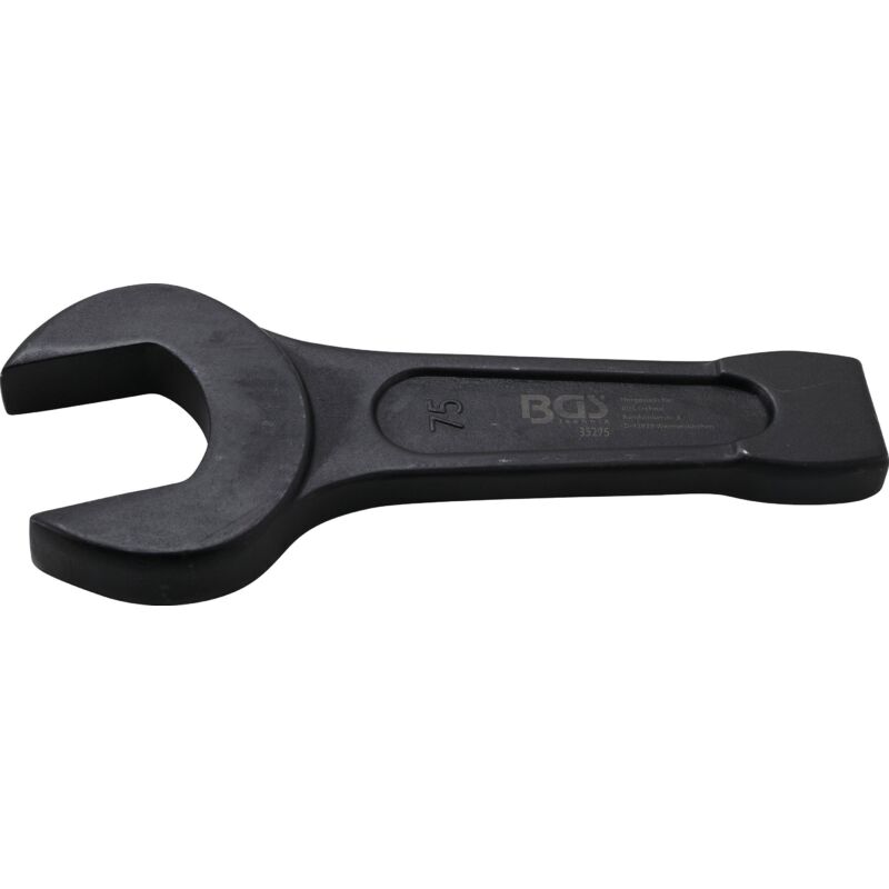 foto del prodotto bgs technic chiave a forchetta per uso a percussione 75 mm