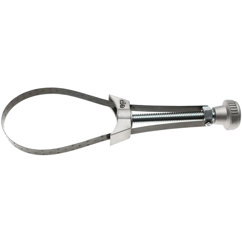 foto del prodotto bgs technic chiave a nastro per filtro dell olio fascia elastica in acciaio alluminio pressofuso 110 155 mm