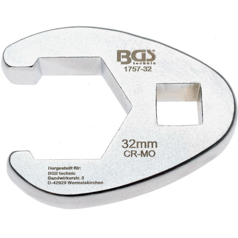 foto del prodotto bgs technic chiave a zampa di gallo 12,5 mm 1 2 32 mm