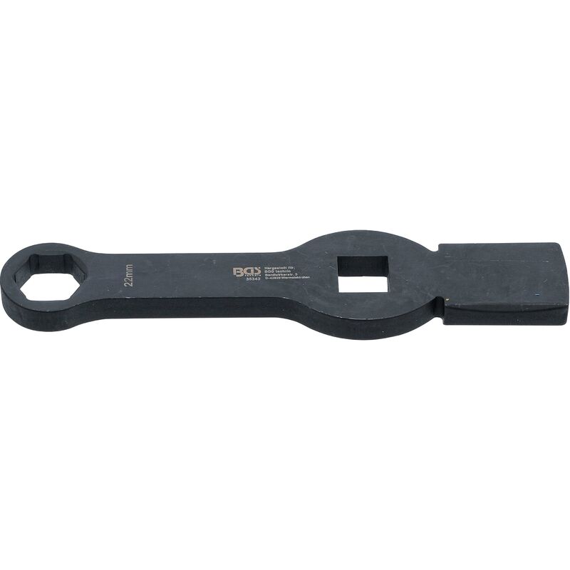 foto del prodotto bgs technic chiave ad anello a percussione esagonale con 2 superfici a percussione 22 mm