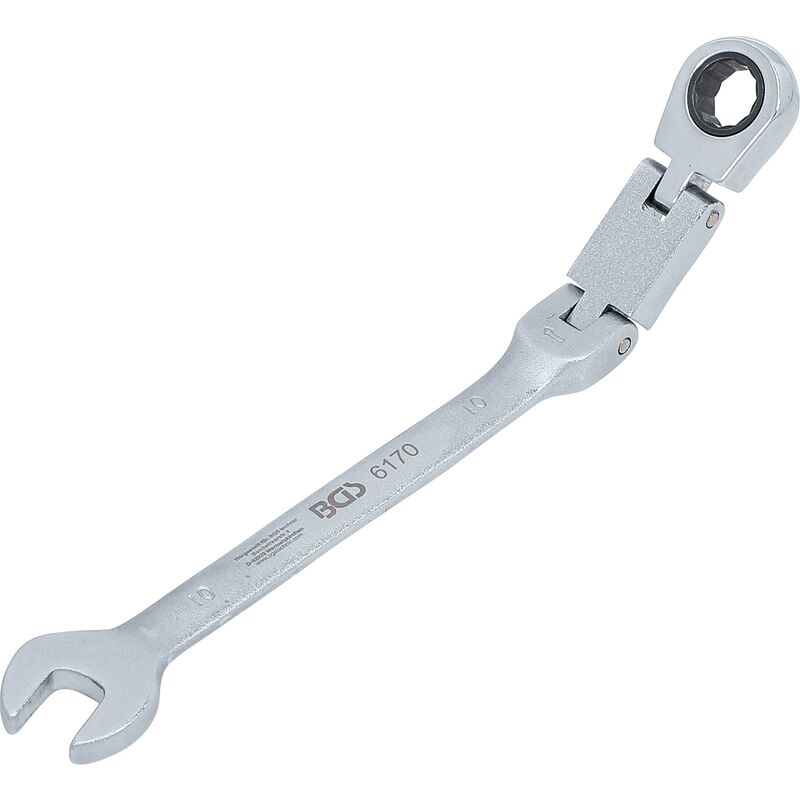 foto del prodotto bgs technic chiave combinata a cricchetto con doppio snodo regolabile 10 mm
