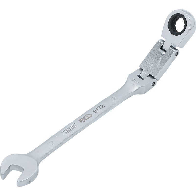 foto del prodotto bgs technic chiave combinata a cricchetto con doppio snodo regolabile 12 mm
