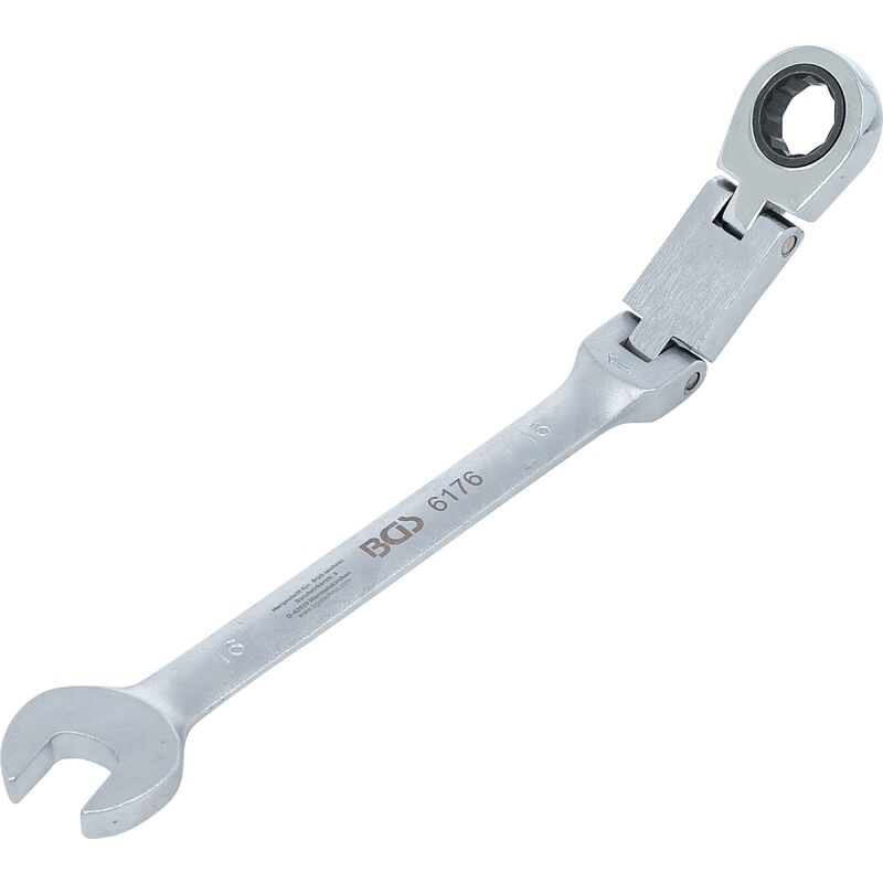 foto del prodotto bgs technic chiave combinata a cricchetto con doppio snodo regolabile 16 mm
