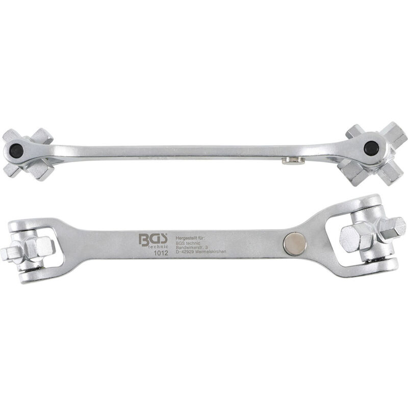 foto del prodotto bgs technic chiave di drenaggio speciale 8 in 1 multi veicoli