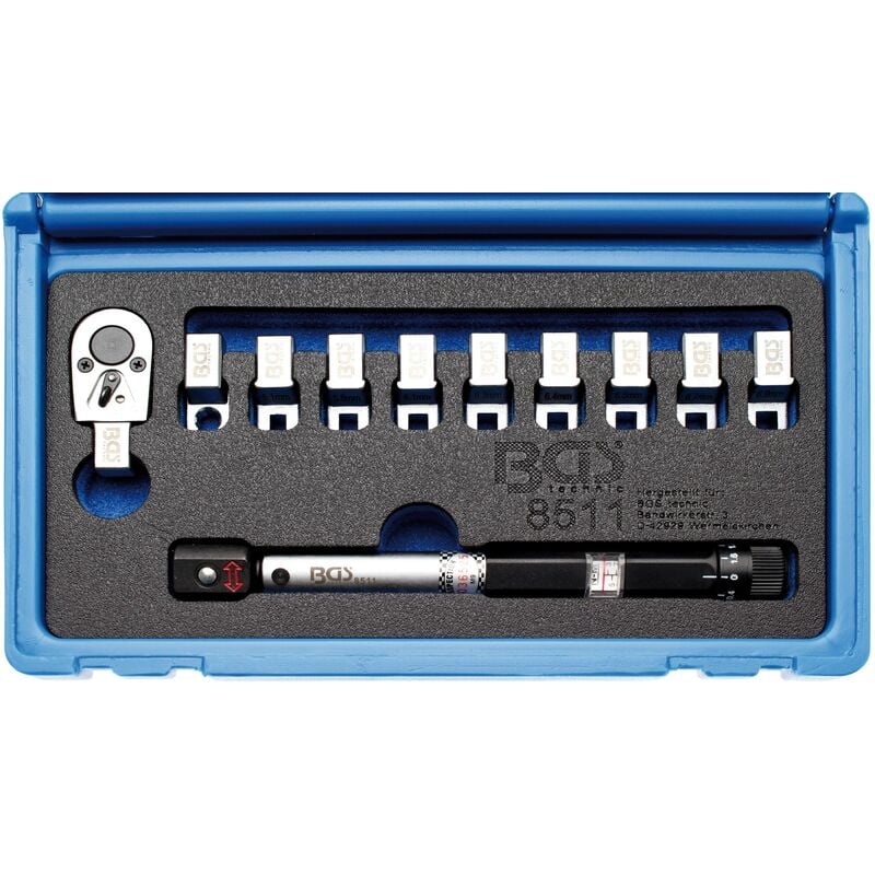 foto del prodotto bgs technic chiave dinamometrica per raggi teste intercambiabili 3 15 nm