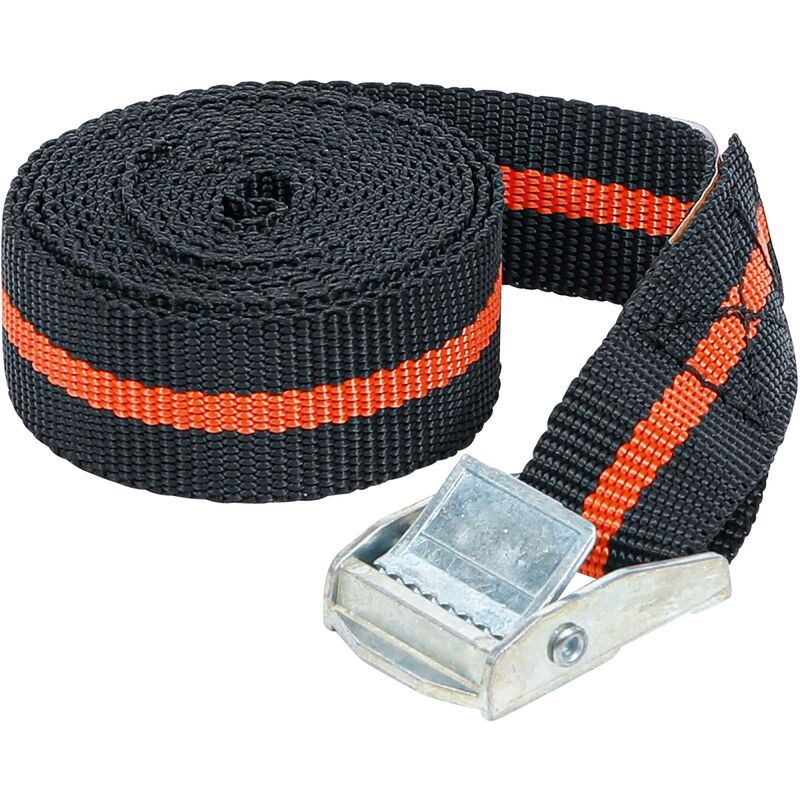 foto del prodotto bgs technic cinghia di carico con chiusura rapida 2,5 m x 25 mm