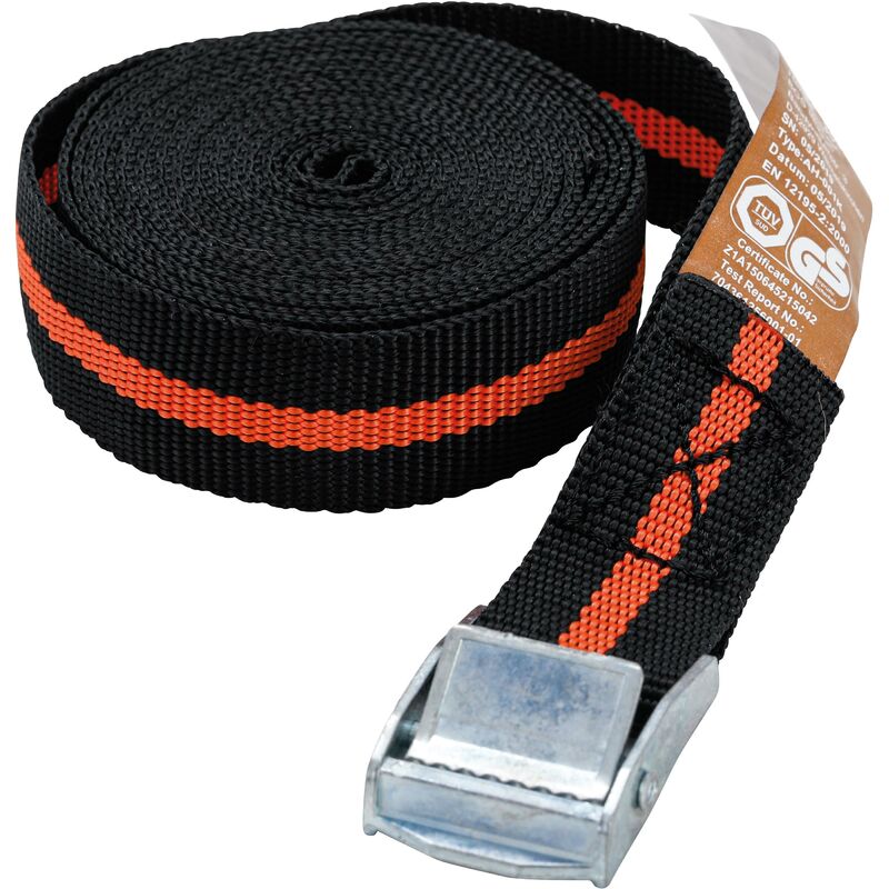 foto del prodotto bgs technic cinghia di carico con chiusura rapida 3,5 m x 25 mm