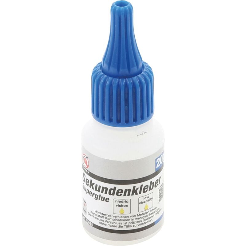 foto del prodotto bgs technic colla istantanea bassa viscosit flacone 20 g