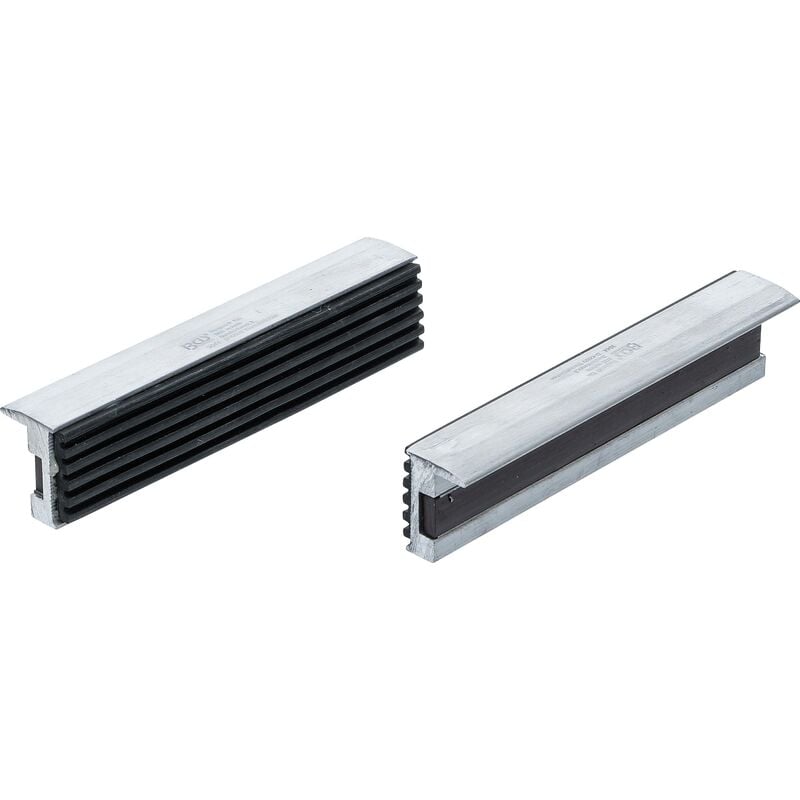 foto del prodotto bgs technic coppia copriganasce per morsa da banco alluminio larghezza 125 mm 2 pz.