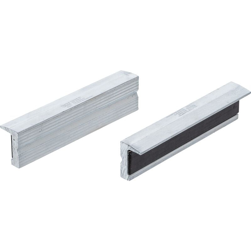 foto del prodotto bgs technic coppia copriganasce per morsa da banco alluminio larghezza 125 mm 2 pz.
