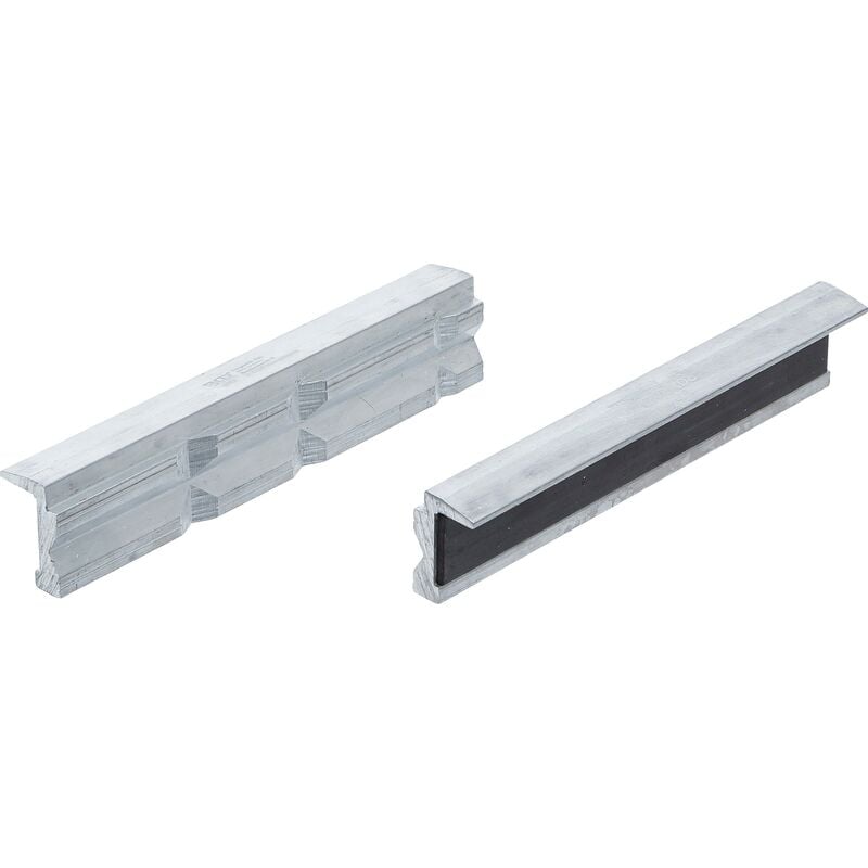 foto del prodotto bgs technic coppia copriganasce per morsa da banco alluminio larghezza 150 mm 2 pz.