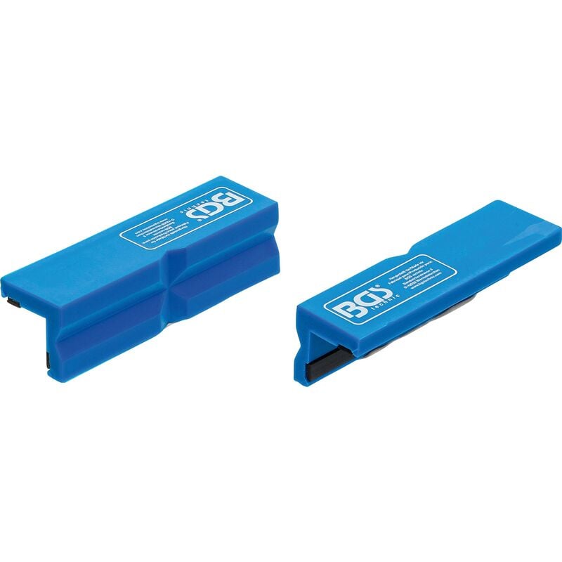 foto del prodotto bgs technic coppia copriganasce per morsa da banco plastica larghezza 100 mm 2 pz.