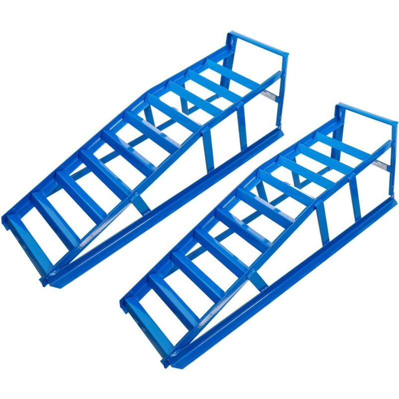 foto del prodotto bgs technic coppia di rampe di sollevamento per auto 2 tonnellate