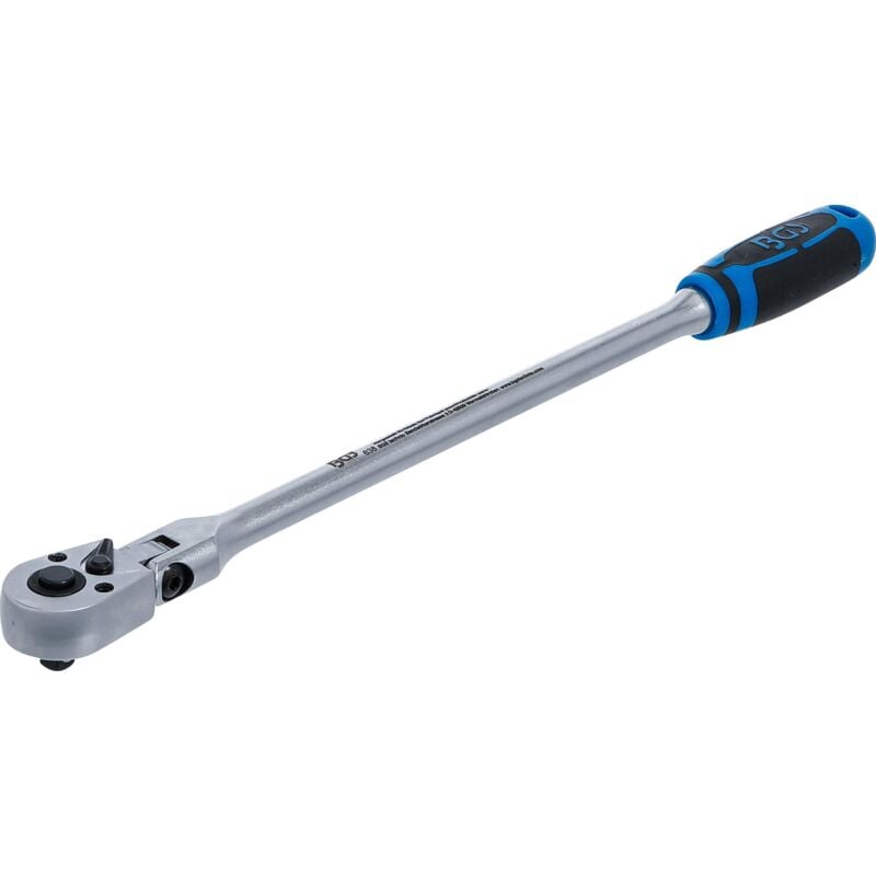 foto del prodotto bgs technic - cricchetto a testa snodata bloccabile extra lunghi 6,3 mm 1 4' 304 mm