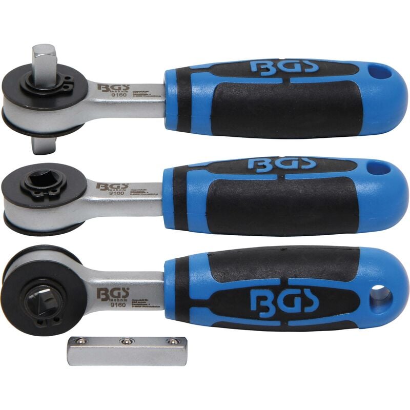 foto del prodotto bgs technic cricchetto passante attacco da 6,3 mm 1 4 