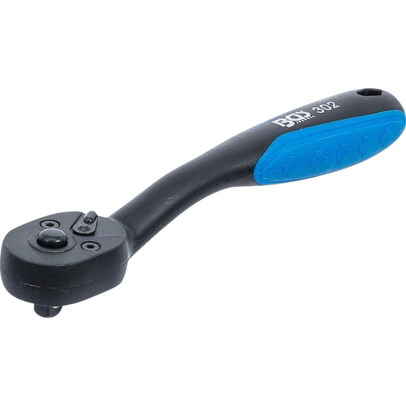 foto del prodotto bgs technic - cricchetto reversibile, rivestimento in plastica 6,3 mm 1 4'