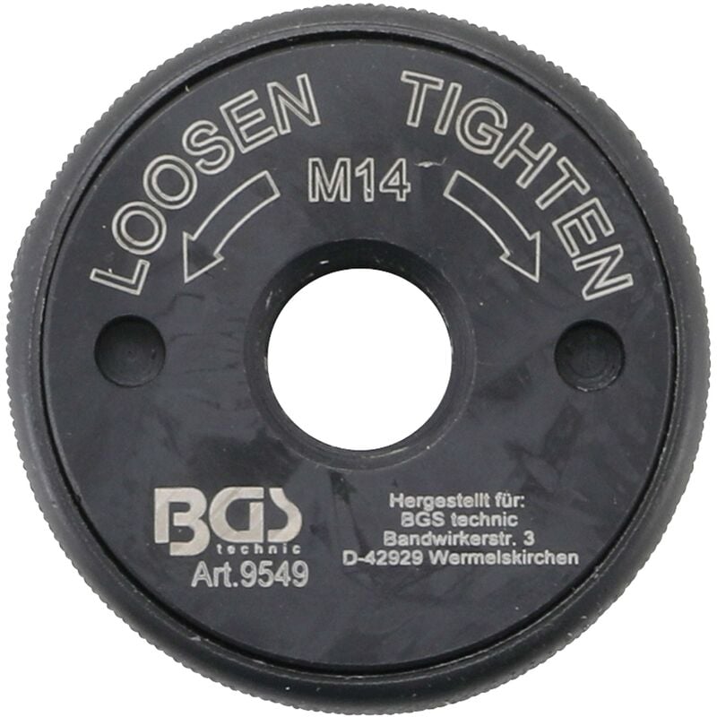 foto del prodotto bgs technic dado a serraggio rapido per smerigliatrice angolare m14