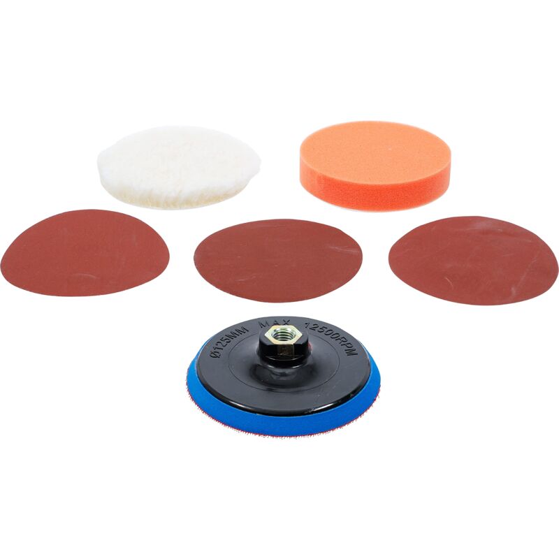 foto del prodotto bgs technic - discos de pulido y abrasi n 125 mm