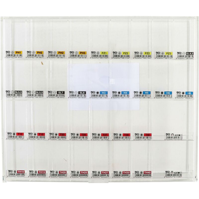 foto del prodotto bgs technic espositore vuoto per bit e porta bit per 9328